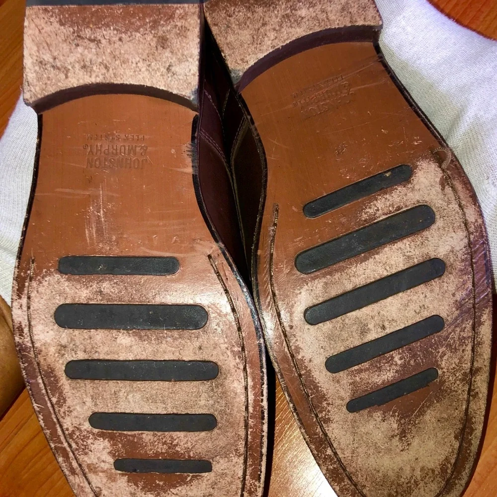 👞Johnston & Murphy Professional Leather Dress Shoes Oxford Derby Sz 13